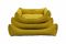 Waterproof Dog bed Sweet Dreams Lemon eco leather