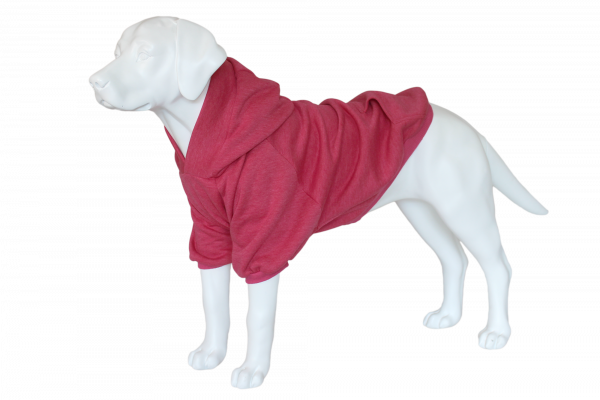 Warm Hoodie For Dogs oversized with a hood Pink XS-7XL
