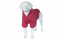 Warm Hoodie For Dogs oversized with a hood Pink XS-7XL