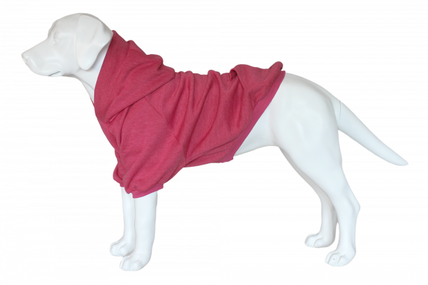 Warm Hoodie For Dogs oversized with a hood Pink XS-7XL