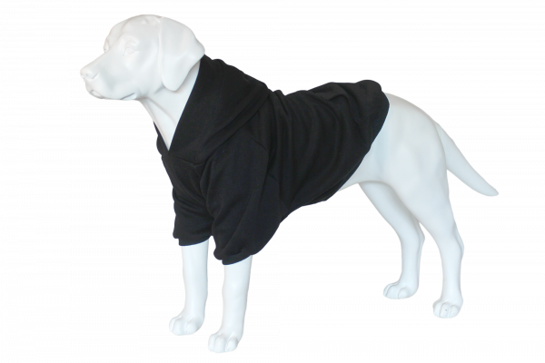Warm Hoodie For Dogs oversized with a hood Black XS-7XL