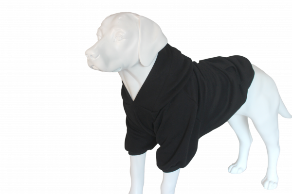 Warm Hoodie For Dogs oversized with a hood Black XS-7XL