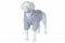 Summer Hoodie For Dogs oversized with a hood Gray XS-7XL