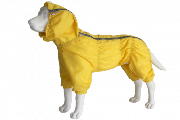 Rain coat for dogs with knitted lining Sunny S-7XL