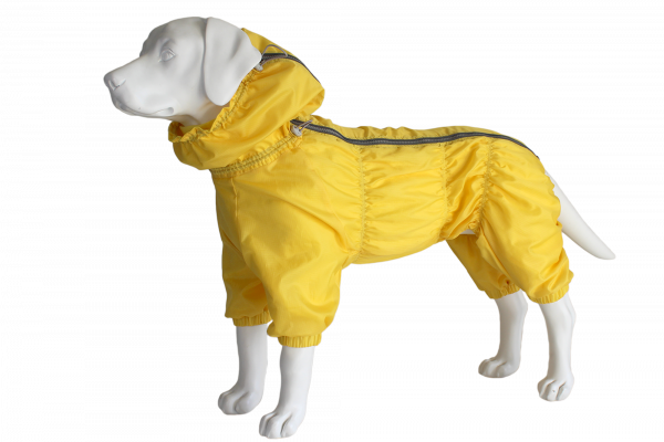 Rain coat for dogs with knitted lining Sunny S-7XL