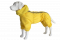 Rain coat for dogs with knitted lining Sunny S-7XL