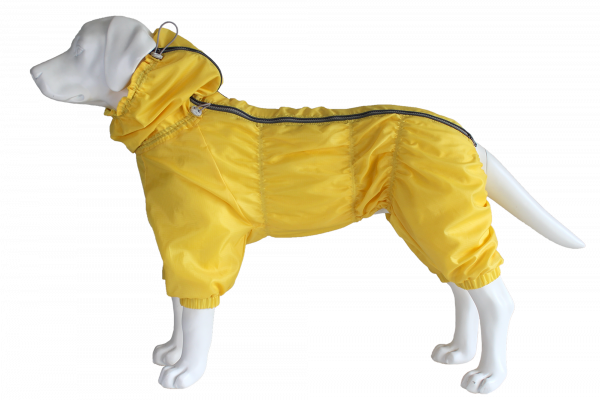 Rain coat for dogs with knitted lining Sunny S-7XL