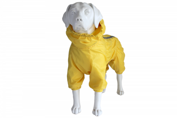 Rain coat for dogs with knitted lining Sunny S-7XL