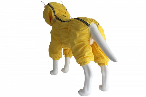 Rain coat for dogs with knitted lining Sunny S-7XL