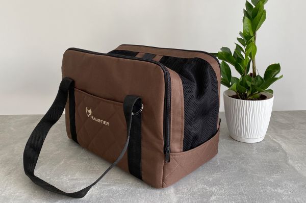 Сумка переноска для собак та котів Voyage Elegant Brown