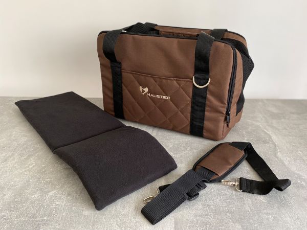 Сумка переноска для собак та котів Voyage Elegant Brown