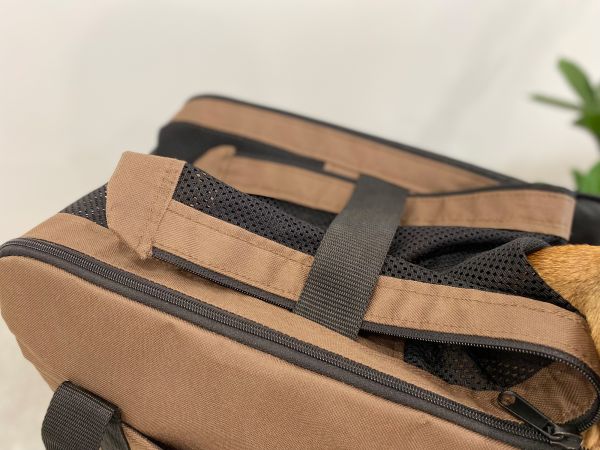 Сумка переноска для собак та котів Voyage Elegant Brown