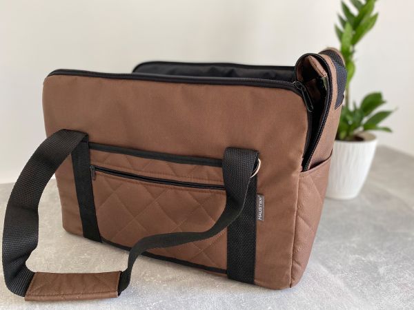 Сумка переноска для собак та котів Voyage Elegant Brown