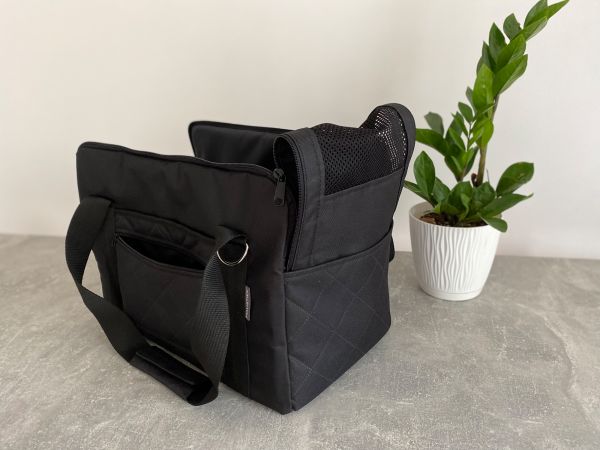 Carrying bag for Dogs & Cats Voyage Elegant Black