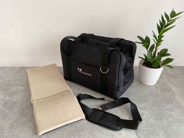 Carrying bag for Dogs & Cats Voyage Elegant Black