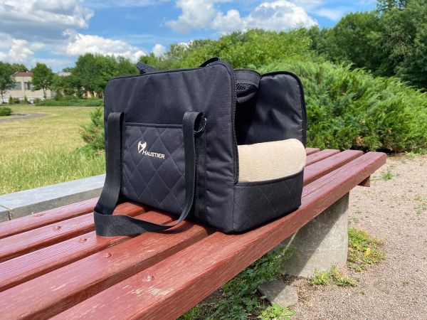 Carrying bag for Dogs & Cats Voyage Elegant Black
