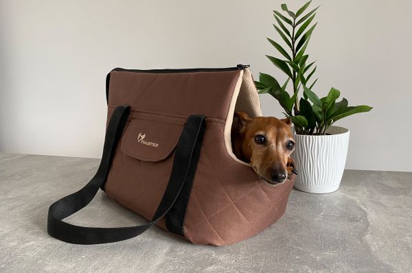 Сумка Переноска для Собак та Котів City Elegant Brown