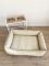 Waterproof Dog bed Sweet Dreams Ivory eco leather