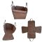 Автогамак для Собак Elegant Brown mini 1/2 заднього сидіння