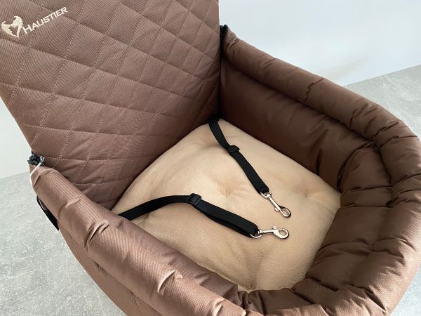 Dog car seat Elegant Brown