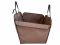 Dog Car seat cover Elegant Brown 1/2 rear seat