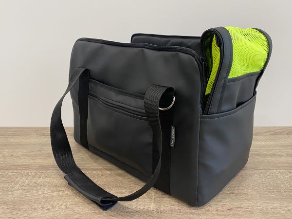 Carrying bag for Dogs & Cats Voyage Black faux leather