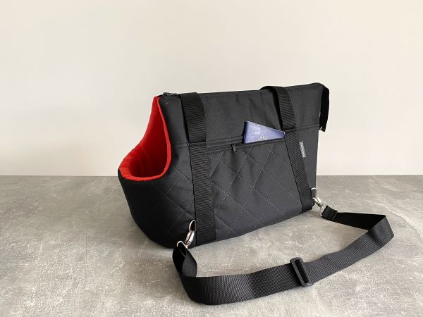 Carrying bag for Dogs & Cats City Elegant Black 