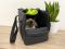 Carrying bag for Dogs & Cats Voyage Black faux leather