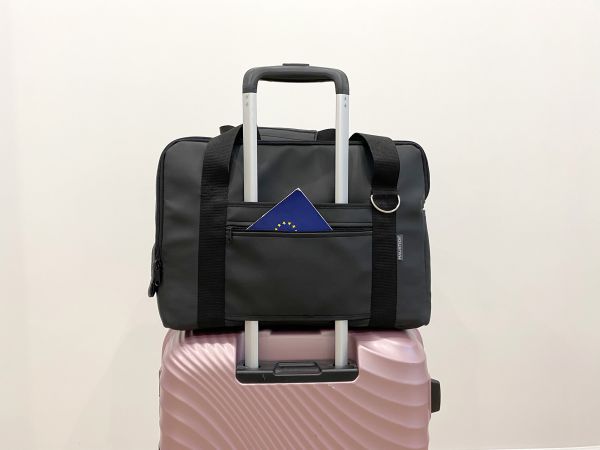 Carrying bag for Dogs & Cats Voyage Black faux leather