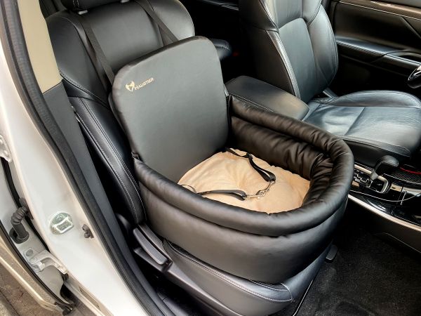 Dog car seat Luxury Black