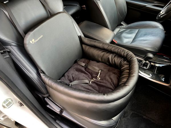 Dog car seat Luxury Black