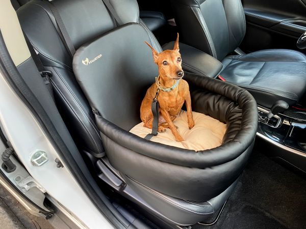 Dog car seat Luxury Black