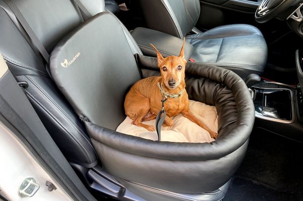 Dog car seat Luxury Black