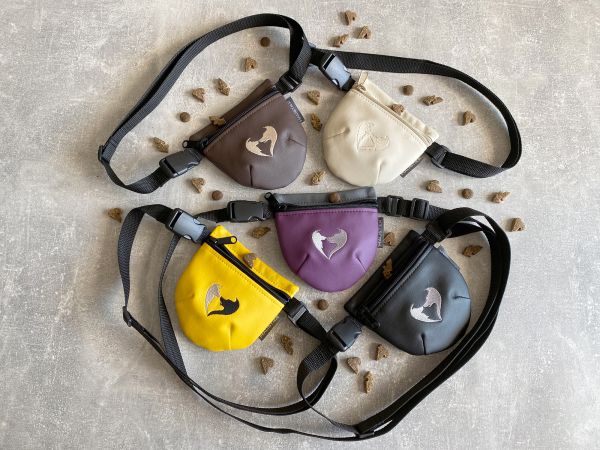 Dog treat bag Ivory