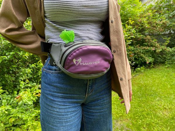 Banana Bag For Training And Walking Grape eco-leather