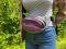 Banana Bag For Training And Walking Grape eco-leather