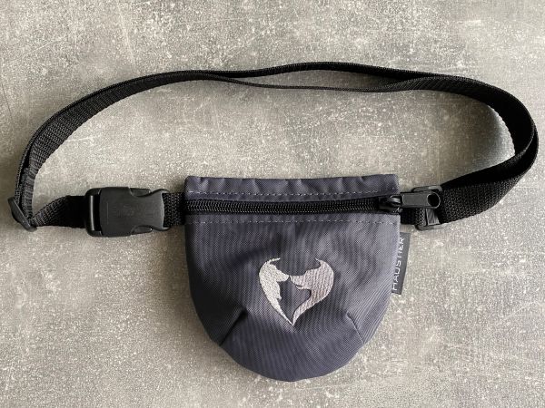 Dog treat bag Grey