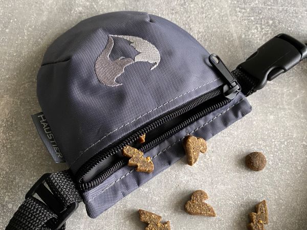 Dog treat bag Grey