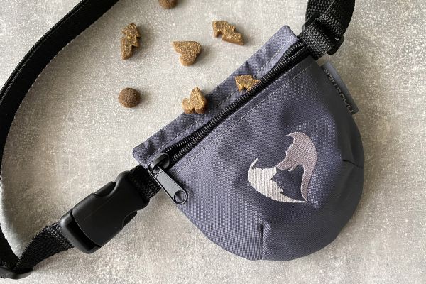 Dog treat bag Grey