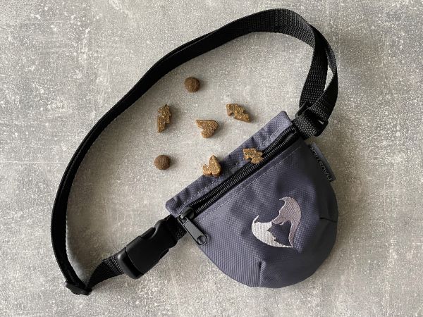 Dog treat bag Grey