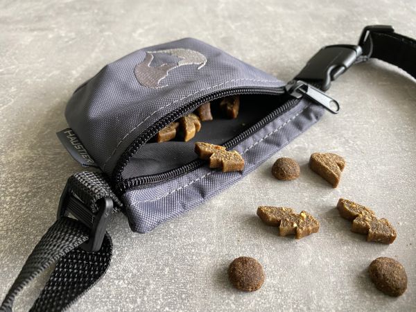 Dog treat bag Grey