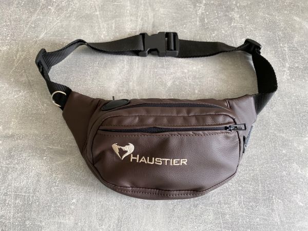 Banana Bag For Training And Walking Chocolate eco-leather