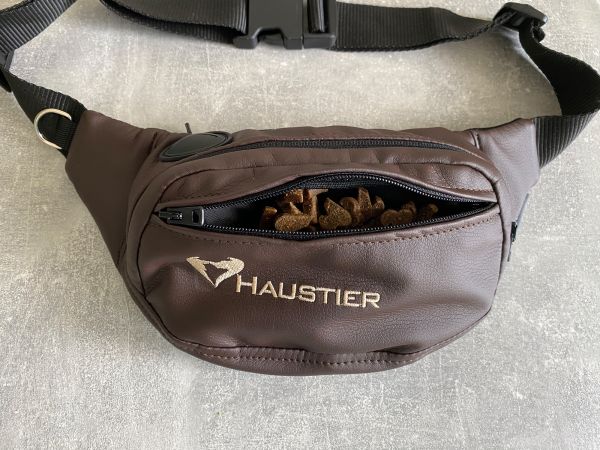 Banana Bag For Training And Walking Chocolate eco-leather