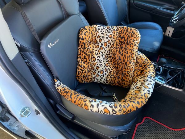 Dog Car Seat Luxury Leopard