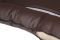 Waterproof dog bed Pontoon Chocolate eco leather