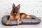 Waterproof dog bed Pontoon Gray&Violet eco leather