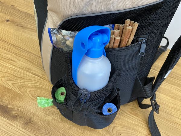 Backpack carrier for dogs and cats Discovery Black