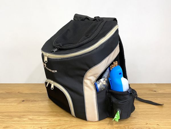 Backpack carrier for dogs and cats Discovery Black