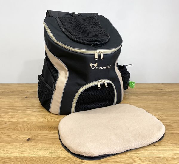 Backpack carrier for dogs and cats Discovery Black