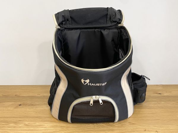 Backpack carrier for dogs and cats Discovery Black